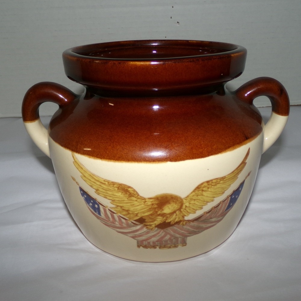 McCoy Pottery Spirit of 76 Eagle Cookie Jar Base Vintage USA Stoneware 341